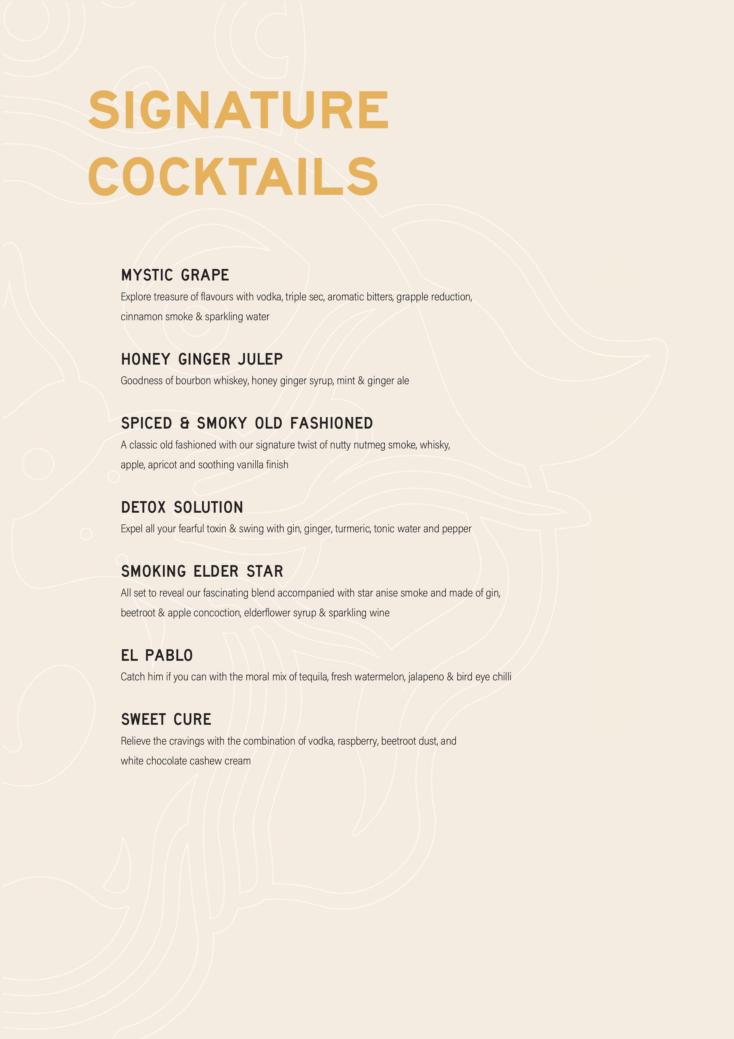 ironhill drinks menu